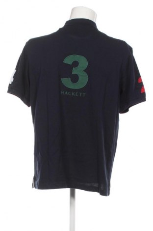 Męski T-shirt Hackett, Rozmiar XL, Kolor Niebieski, Cena 407,99 zł