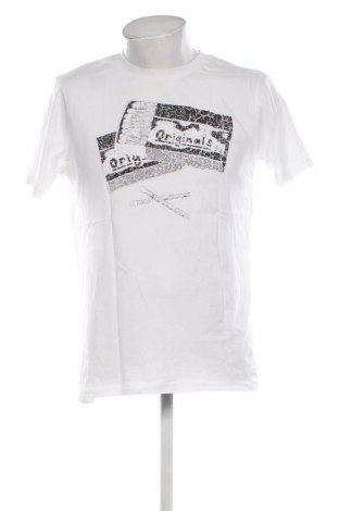 Мъжка тениска Jack & Jones, Размер XL, Цвят Бял, Цена 14,00 лв.