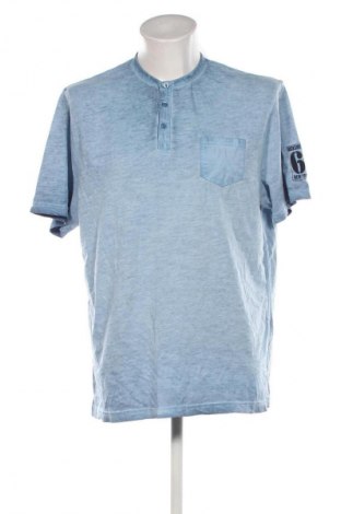 Męski T-shirt Mauro Ferrini, Rozmiar L, Kolor Niebieski, Cena 26,99 zł