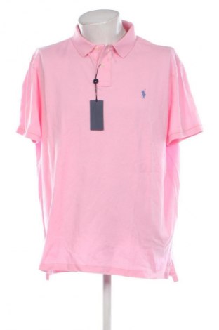 Męski T-shirt Polo Ralph Lauren, Rozmiar XXL, Kolor Różowy, Cena 462,99 zł
