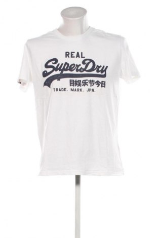 Herren T-Shirt Superdry, Größe XL, Farbe Weiß, Preis € 19,99