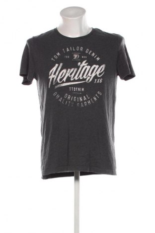 Męski T-shirt Tom Tailor, Rozmiar L, Kolor Szary, Cena 80,90 zł