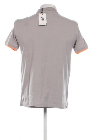 Мъжка тениска U.S. Polo Assn., Размер M, Цвят Сив, Цена 109,99 лв.
