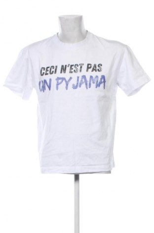 Мъжка тениска Zara, Размер M, Цвят Бял, Цена 10,99 лв.