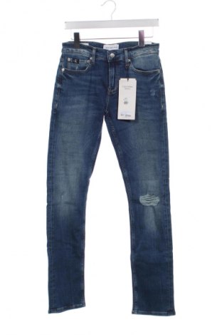 Мъжки дънки Calvin Klein Jeans, Размер S, Цвят Син, Цена 189,99 лв.