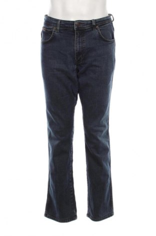 Męskie jeansy Wrangler, Rozmiar M, Kolor Niebieski, Cena 172,99 zł