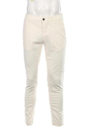 Мъжки панталон Zara, Размер M, Цвят Екрю, Цена 14,99 лв.