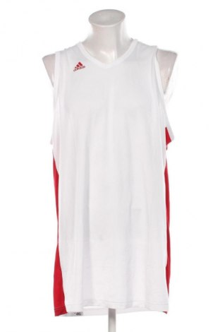 Herren Tanktop Adidas, Größe 4XL, Farbe Weiß, Preis 7,99 €