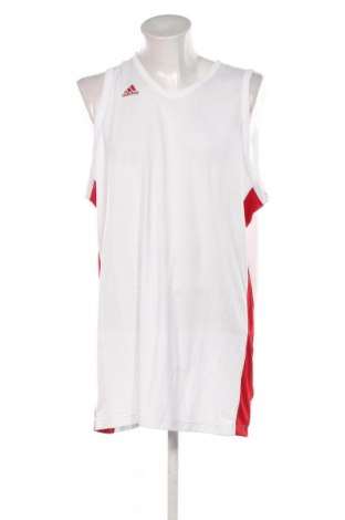 Herren Tanktop Adidas, Größe 4XL, Farbe Weiß, Preis 7,99 €