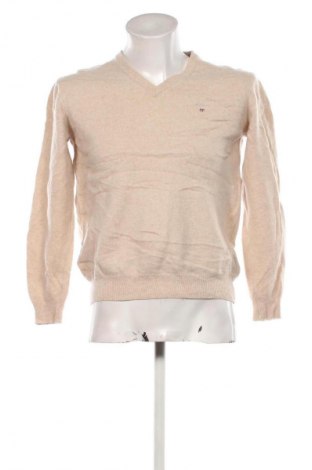 Męski sweter Gant, Rozmiar L, Kolor Beżowy, Cena 357,99 zł