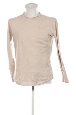Męski sweter Hollister, Rozmiar M, Kolor Beżowy, Cena 87,99 zł