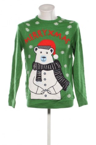 Męski sweter Jean Pascale, Rozmiar M, Kolor Zielony, Cena 38,99 zł