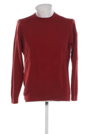Мъжки пуловер Massimo Dutti, Размер L, Цвят Червен, Цена 62,00 лв.