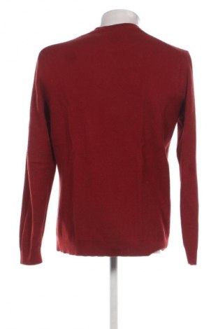 Мъжки пуловер Massimo Dutti, Размер L, Цвят Червен, Цена 62,00 лв.