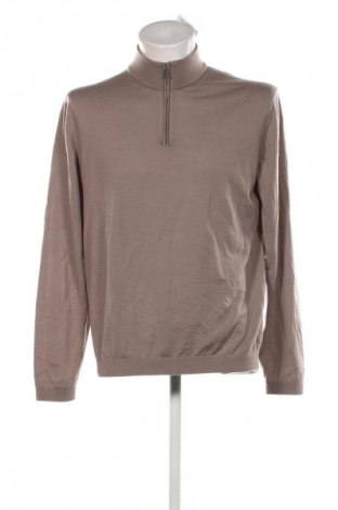 Męski sweter Massimo Dutti, Rozmiar L, Kolor Brązowy, Cena 142,99 zł