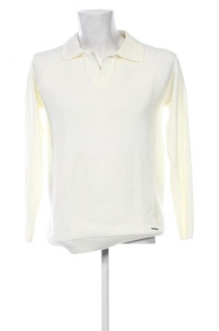 Herrenpullover Why Not Brand, Größe L, Farbe Ecru, Preis € 78,99