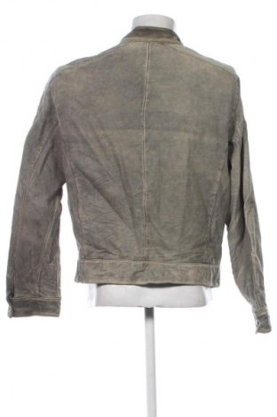 Geacă de piele pentru bărbati Unbranded, Mărime L, Culoare Gri, Preț 535,00 Lei