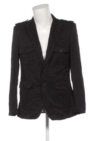 Мъжко сако Zara, Размер XL, Цвят Черен, Цена 55,99 лв.