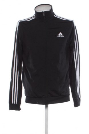 Herren Sportoberteil Adidas, Größe M, Farbe Schwarz, Preis 33,99 €