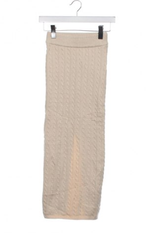 Fustă Bershka, Mărime XS, Culoare Bej, Preț 79,99 Lei