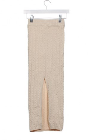 Fustă Bershka, Mărime XS, Culoare Bej, Preț 79,99 Lei