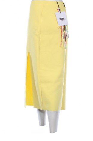 Fustă MSGM, Mărime M, Culoare Galben, Preț 1.274,99 Lei