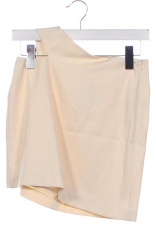 Fustă Stradivarius, Mărime XS, Culoare Ecru, Preț 50,00 Lei