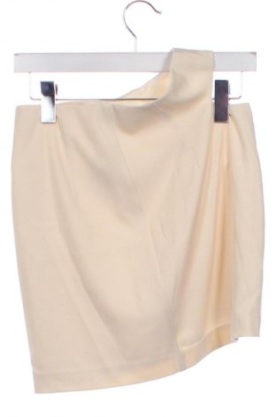Fustă Stradivarius, Mărime XS, Culoare Ecru, Preț 50,00 Lei
