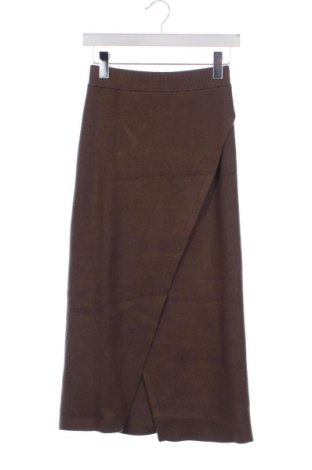 Fustă Zara, Mărime XXS, Culoare Maro, Preț 93,99 Lei