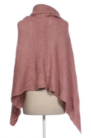 Pončo  Laura Torelli, Veľkosť M, Farba Popolavo ružová, Cena  16,95 €
