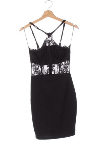 Kleid Boohoo, Größe XS, Farbe Schwarz, Preis 11,99 €