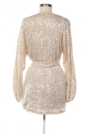 Rochie Pull&Bear, Mărime S, Culoare Auriu, Preț 200,99 Lei