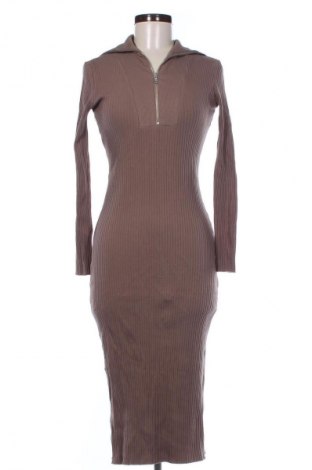 Рокля Zara, Размер M, Цвят Кафяв, Цена 34,99 лв.