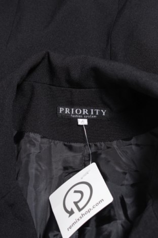 Дамско сако Priority, Размер L, Цвят Черен, Цена 27,20 лв.