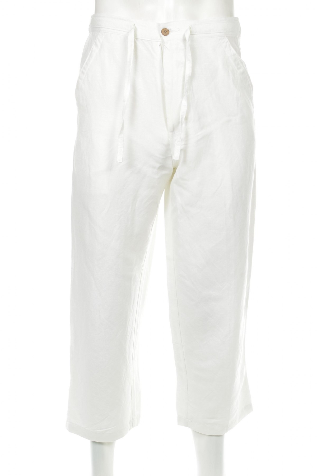 Мъжки панталон Cubavera, Размер S, Цвят Бял, Цена 27,00 лв.
