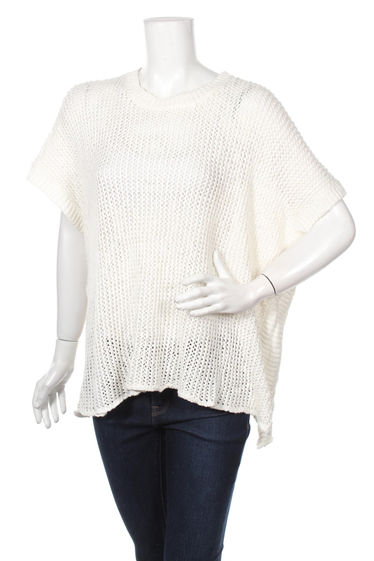 Дамски пуловер Alessi, Размер S, Цвят Бял, Цена 6,50 лв.