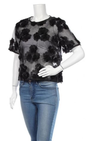 Дамска блуза Cacharel, Размер L, Цвят Черен, Полиестер, Цена 191,40 лв.