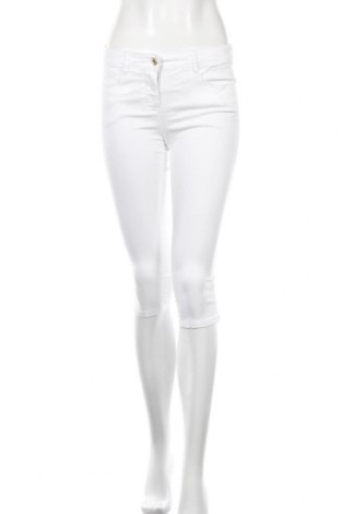 Γυναικείο παντελόνι Tom Tailor, Μέγεθος S, Χρώμα Λευκό, 97% βαμβάκι, 3% ελαστάνη, Τιμή 18,56 €