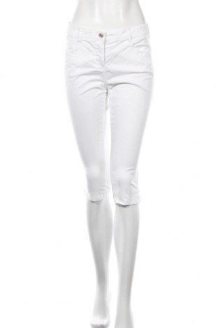 Γυναικείο παντελόνι Tom Tailor, Μέγεθος M, Χρώμα Λευκό, 97% βαμβάκι, 3% ελαστάνη, Τιμή 14,84 €