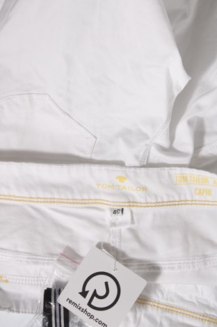 Γυναικείο παντελόνι Tom Tailor, Μέγεθος M, Χρώμα Λευκό, 97% βαμβάκι, 3% ελαστάνη, Τιμή 11,13 €