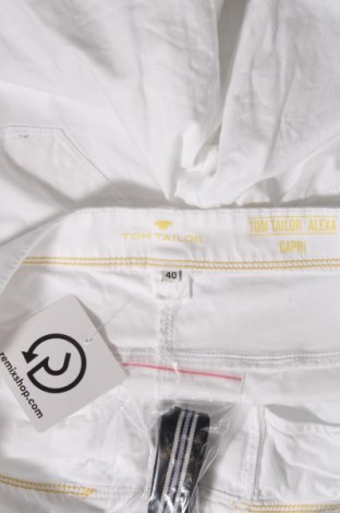 Дамски панталон Tom Tailor, Размер M, Цвят Бял, Цена 18,00 лв.