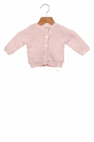 Детска жилетка Noppies, Размер 0-1m/ 50 см, Цвят Розов, 85% памук, 15% полиамид, Цена 16,00 лв.