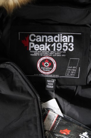 Детско яке Canadian Peak, Размер 10-11y/ 146-152 см, Цвят Черен, Полиестер, Цена 141,75 лв.
