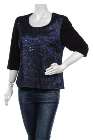 Дамска блуза Atelier GS, Размер XL, Цвят Черен, 55% полиестер, 42% полиамид, 3% еластан, Цена 24,41 лв.