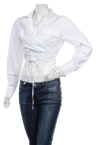 Γυναικεία μπλούζα Gina Tricot, Μέγεθος S, Χρώμα Λευκό, Βαμβάκι, Τιμή 24,90 €