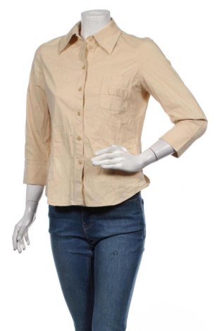 Дамска риза Alain Manoukian, Размер M, Цвят Бежов, 96% памук, 4% еластан, Цена 15,30 лв.