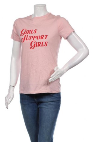 Γυναικείο t-shirt New Look, Μέγεθος XS, Χρώμα Ρόζ , Βαμβάκι, Τιμή 7,04 €