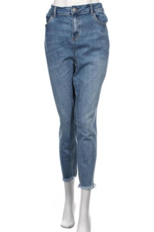 Damskie jeansy Guido Maria Kretschmer for About You, Rozmiar XL, Kolor Niebieski, 92% bawełna, 6% poliester, 2% elastyna, Cena 95,16 zł