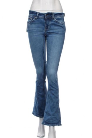 Дамски дънки Pepe Jeans, Размер S, Цвят Син, 84% памук, 15% полиестер, 1% еластан, Цена 189,00 лв.