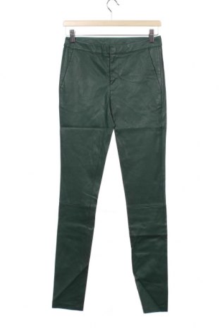 Дамски кожен панталон 2ND Day, Размер XS, Цвят Зелен, Еко кожа, Цена 82,25 лв.